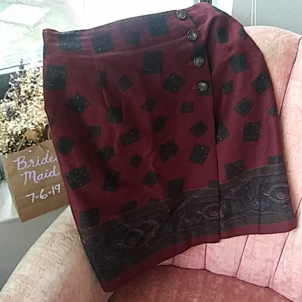 Breeches, Wrap and Button Skirt, Medium